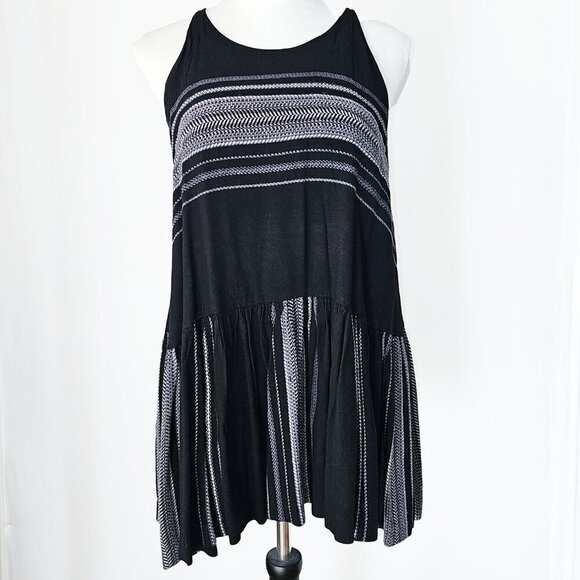 Gibson Latimer Tops - Gibson Latimer Flared Peplum Tank Top